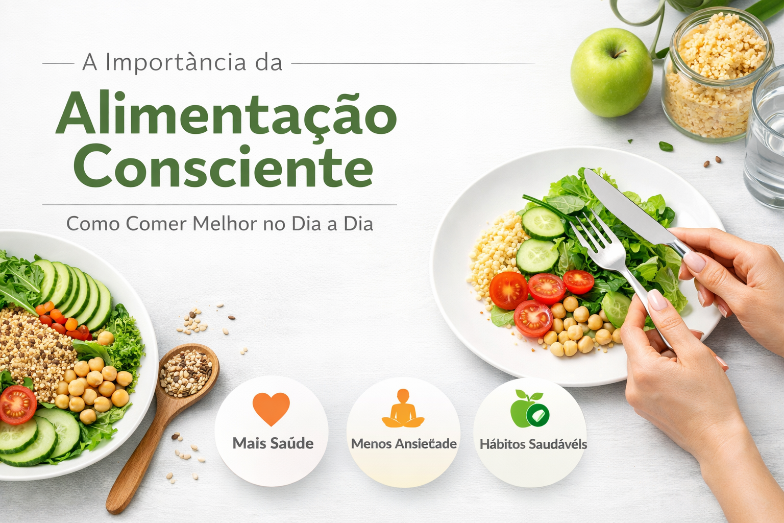 A Importância da Alimentação Consciente: Como Comer Melhor no Dia a Dia